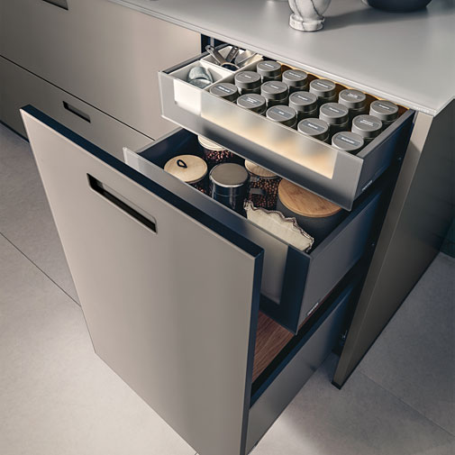 Keukenkasten en laden