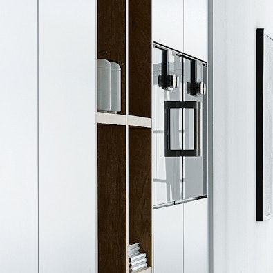 Open kast met nisindeling