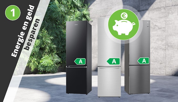 1. Een energiezuinige koelkast bespaart energie en geld.