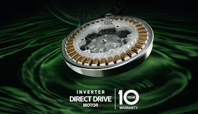 LG Inverter Direct Drive motor met koperen wikkelingen en 10 Year Warranty keurmerk
