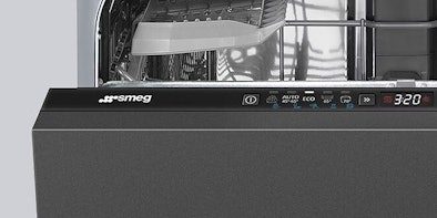 Open Smeg inbouw vaatwasser