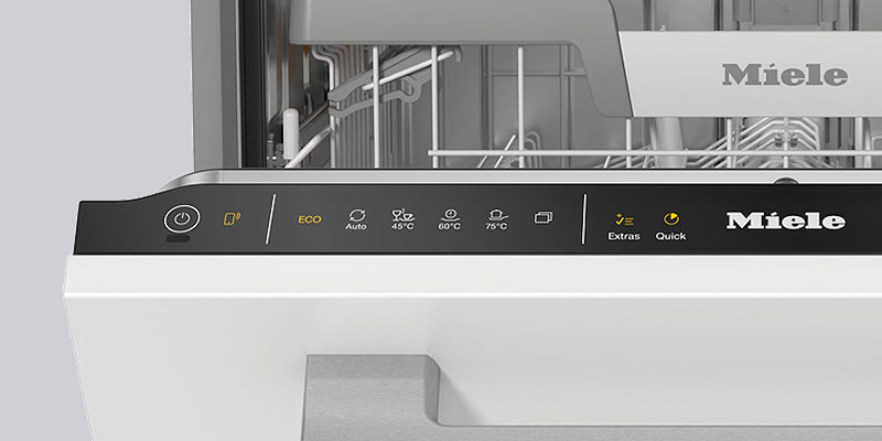 Open Miele inbouw vaatwasser