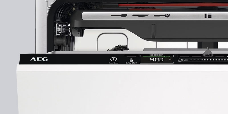 Open AEG inbouw vaatwasser