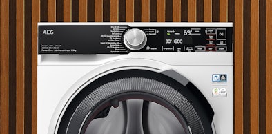 AEG 8000-serie PowerCare was-droogcombinatie die wasmiddel voormengt voor schoon resultaat op 30 graden