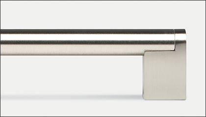 Stanggreep 811 roestvrijstaalkleurig