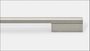 Stanggreep 840 roestvrijstaalkleurig