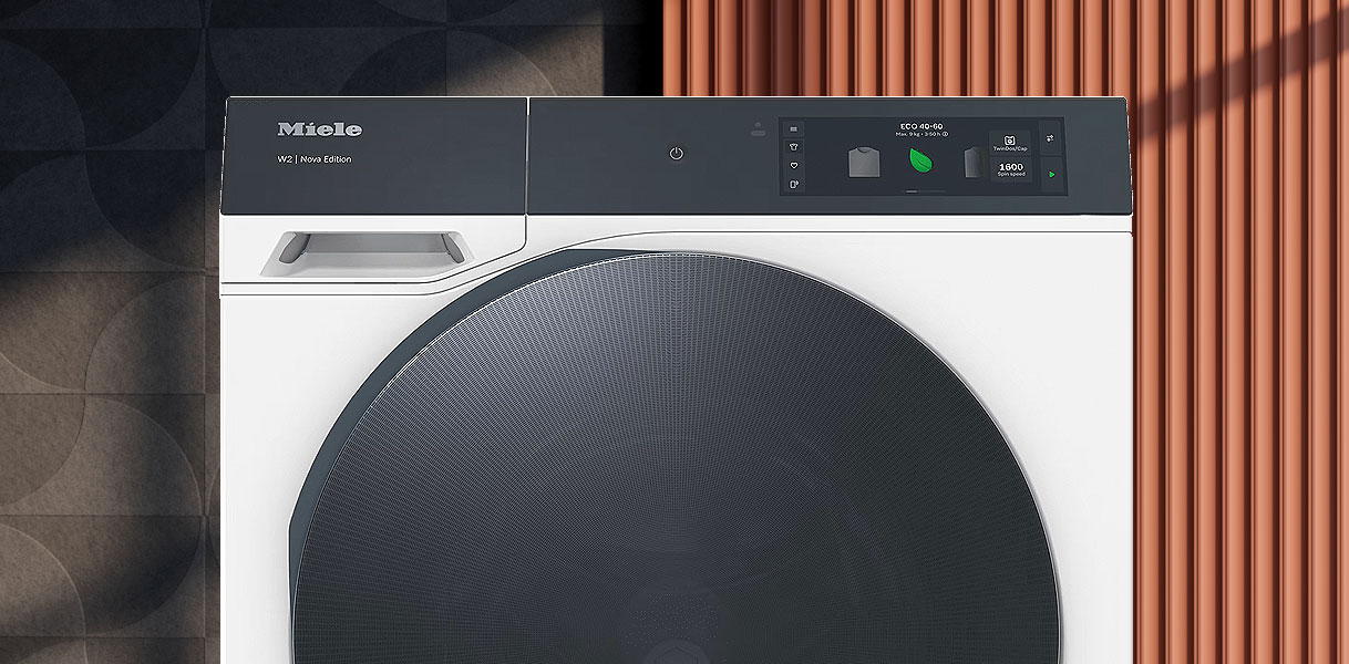 Miele 9 kg wasmachine met bedieningspaneel, TwinDos en zorgvuldige wasbehandeling