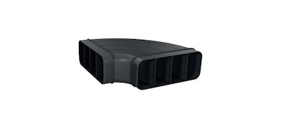 90 graden buisbocht horizontaal