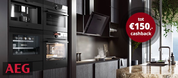 AEG inbouw apparatuur met tot €150,- cashback