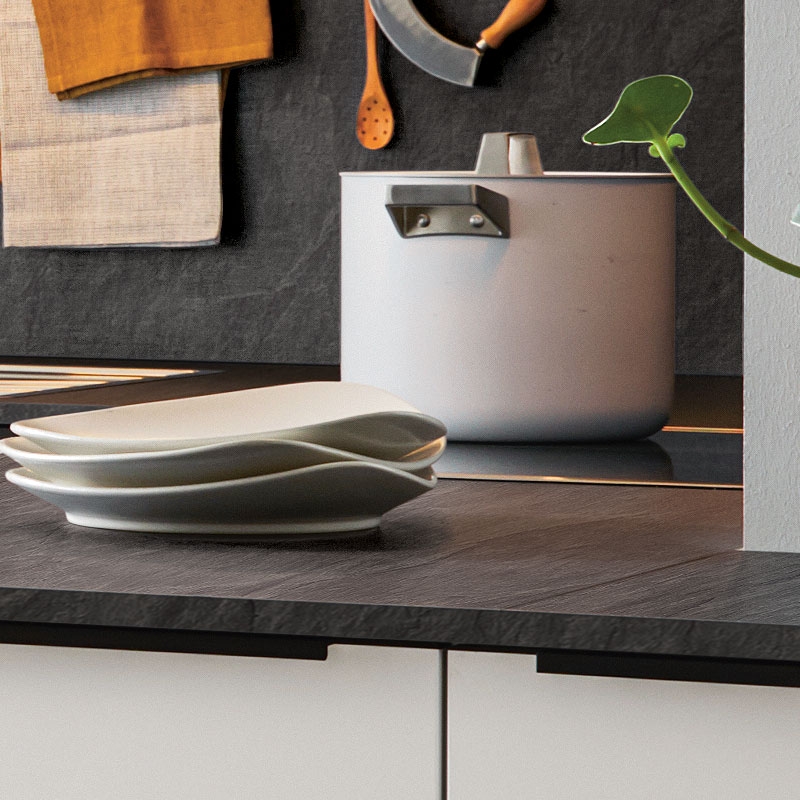 Alvaro leisteenmotief keukenblad