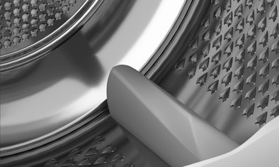 AquaWave-systeem: golvende trommelbeweging voor zorgvuldige behandeling