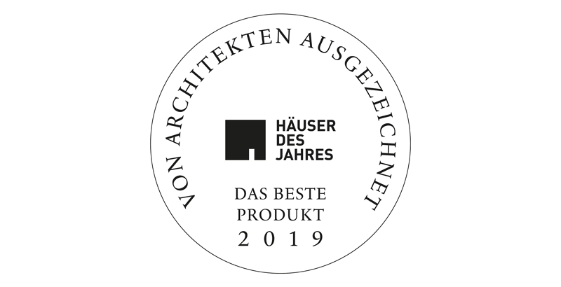 Award Haeuser des Jahres Das beste Produkt 2019