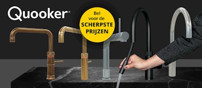 Quooker kokend water kranen nu met EXTRA korting!
