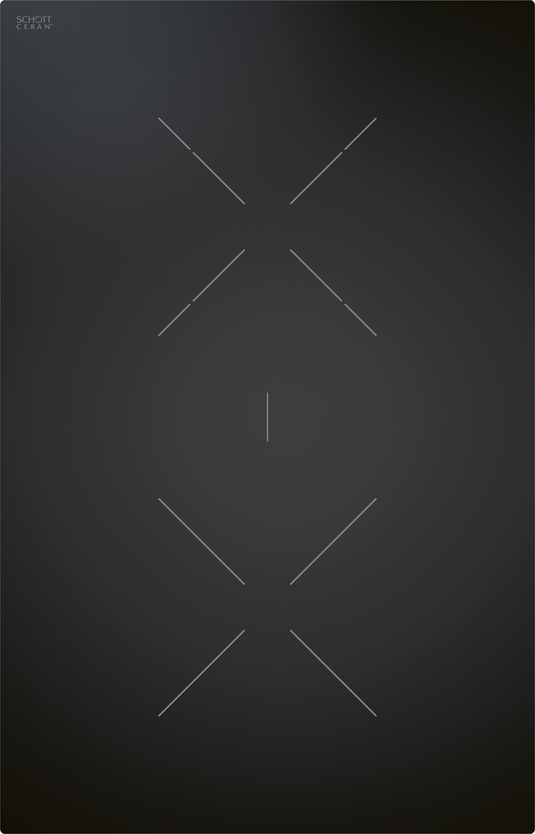 BORA CKCB - Classic HiLight-kookveld 1 ring/2 ringen/braadslee