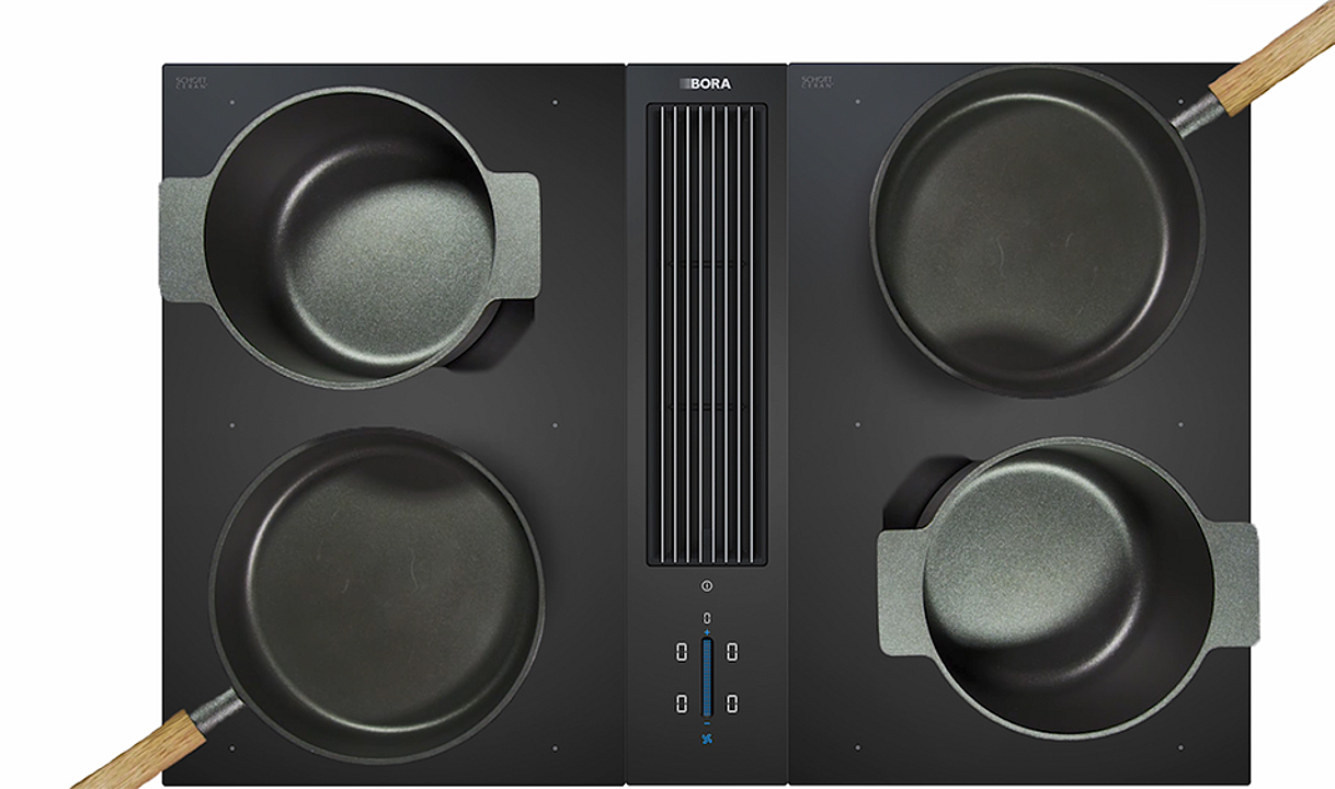 Extra groot kookoppervlak van de BORA Classic 2.0