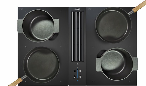 Extra groot kookoppervlak van de BORA Classic 2.0