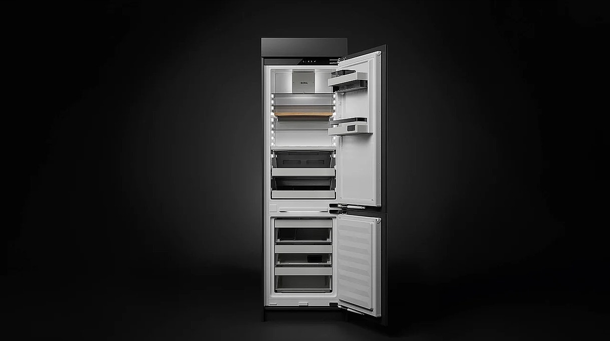 BORA Cool Combi koelkast vriezer combinatie met het "Best" accessoire pakket.