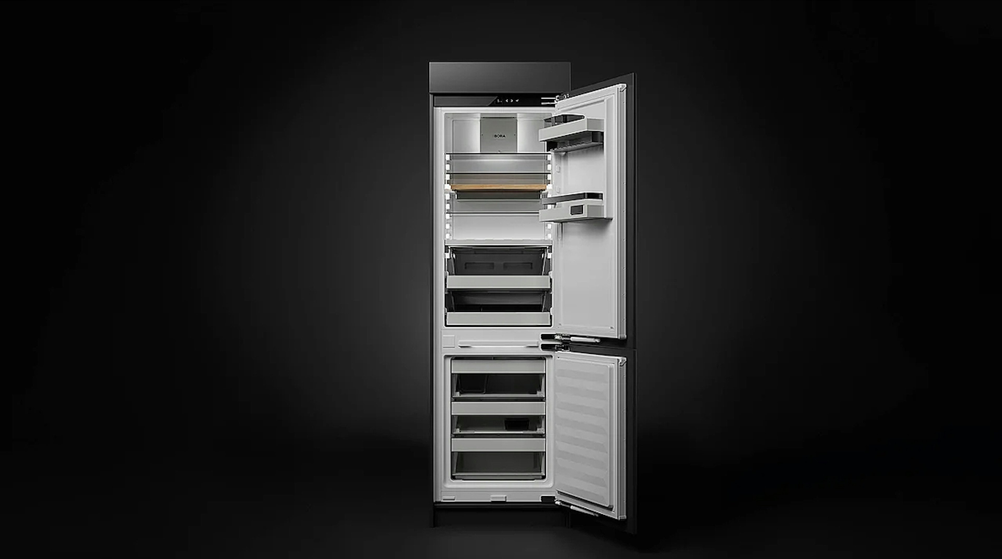 BORA Cool Combi koelkast vriezer combinatie met het "Best" accessoire pakket.