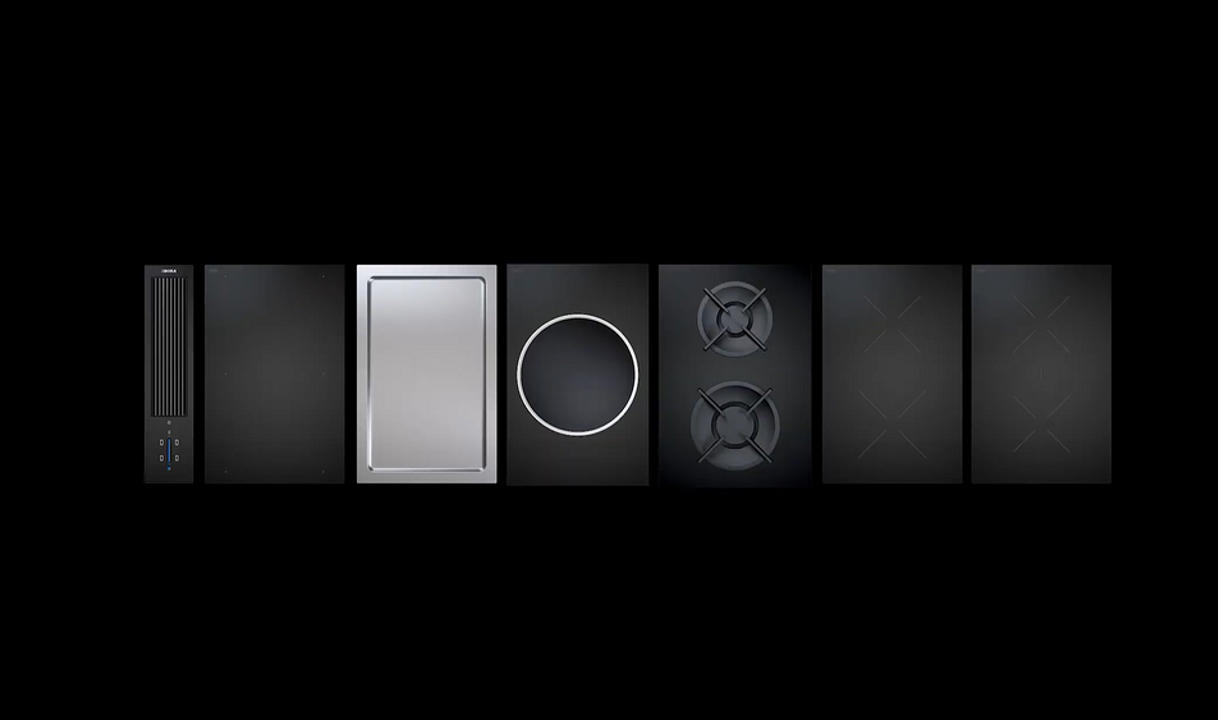 De BORA Classic 2.0 kookvelden zijn een modulair systeem.