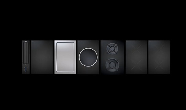 De BORA Classic 2.0 kookvelden zijn een modulair systeem.