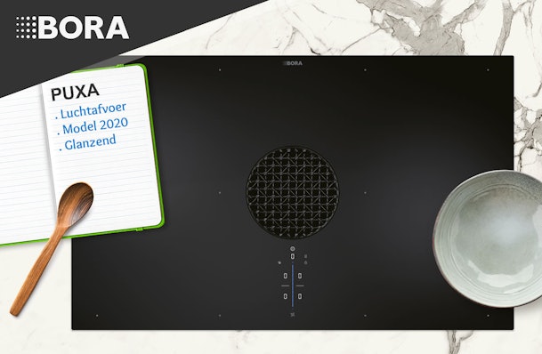 BORA PUXA kookplaat uit 2020.