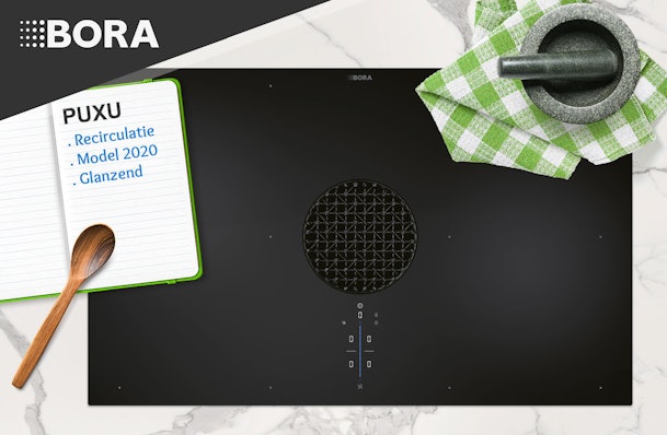 BORA PUXU kookplaat uit 2020.