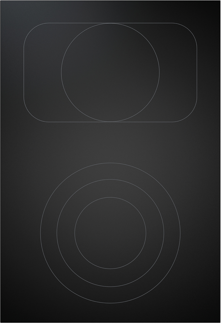 BORA PKCB3 - BORA Pro 3.0 HiLight-kookveld 3 ringen/braadslee