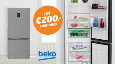 Beko koelkasten met HarvestFresh nu met tot € 200,- cashback