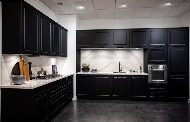 Mat gelakte hoekopstelling met Anti-Fingerprint