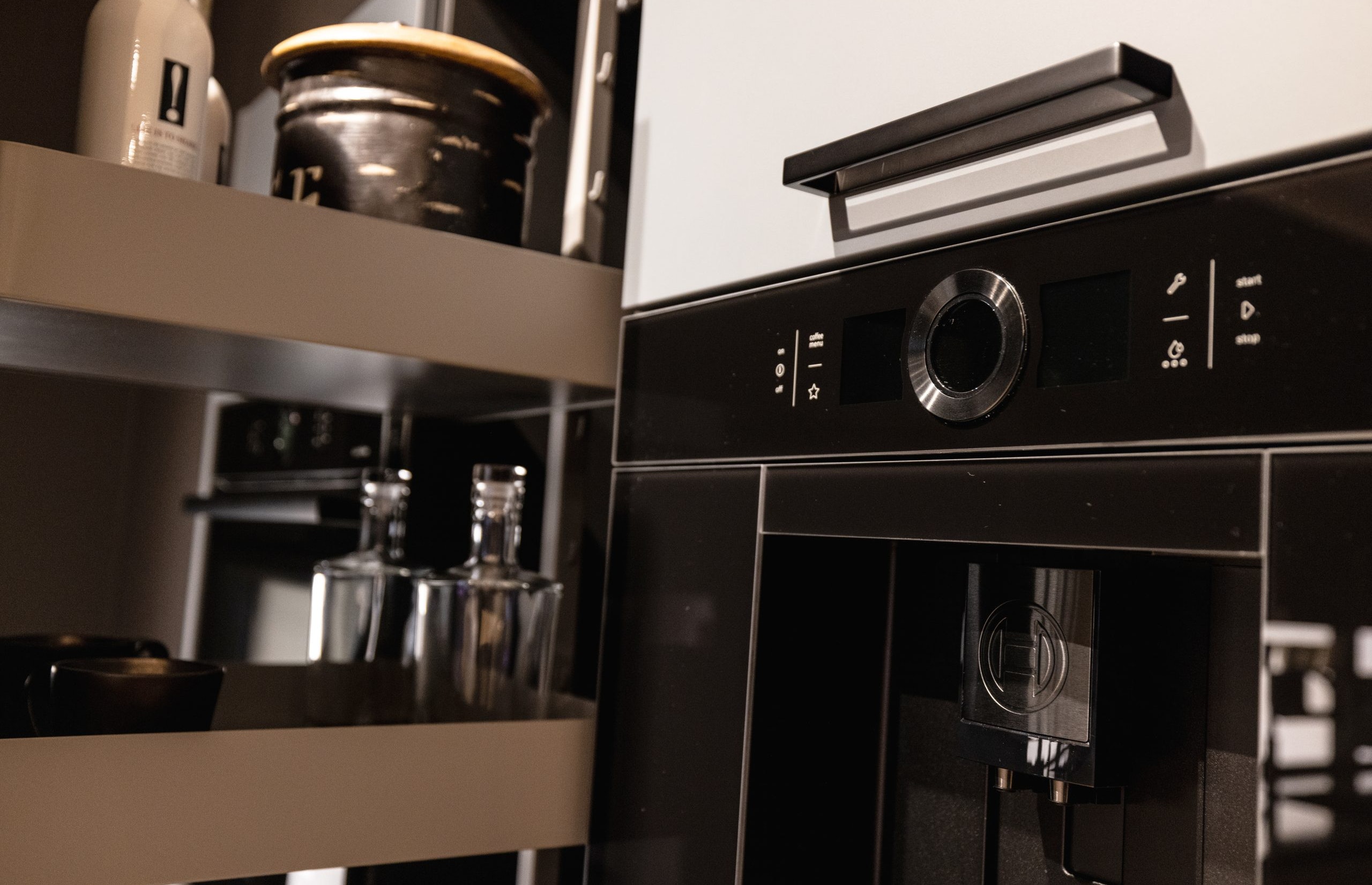 Elke morgen verse koffie met deze Bosch inbouw koffiemachine.