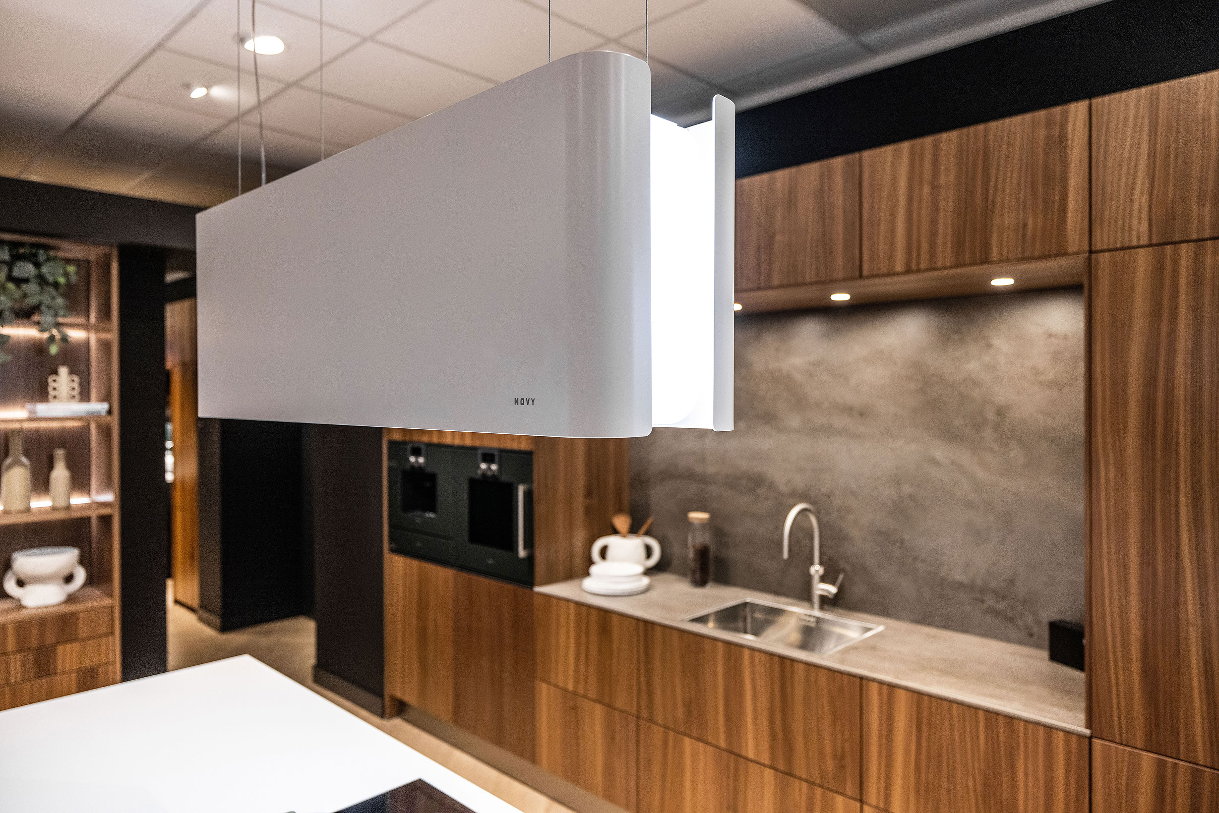 De design afzuigkap van Novy.
