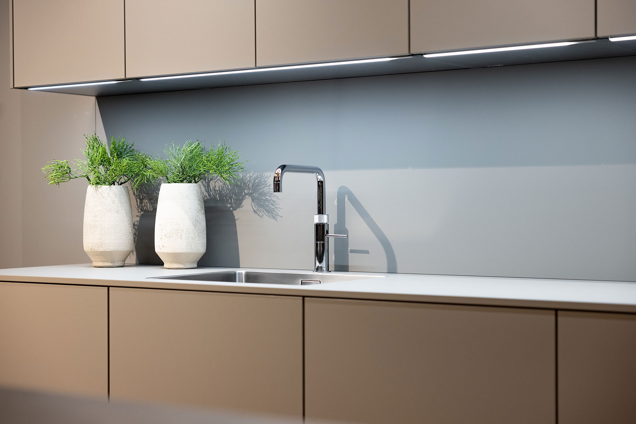 SensiQ werkblad volledig gelijk aan de keukenfronten en stollenpanelen.