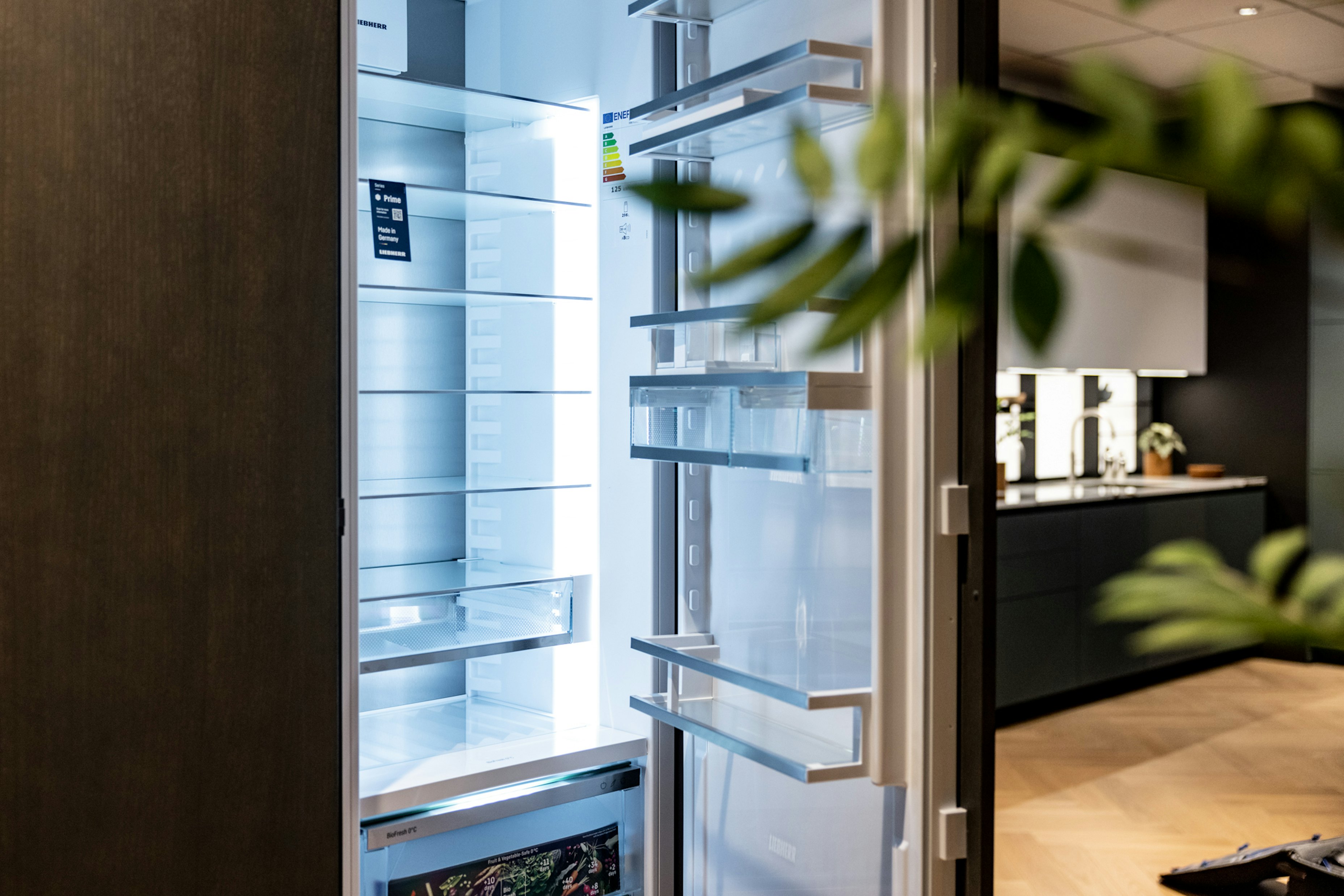 Met deze inbouw koelkast van Liebherr bent u verzekerd van uitstekende bewaartemperaturen voor al uw ingrediënten.
