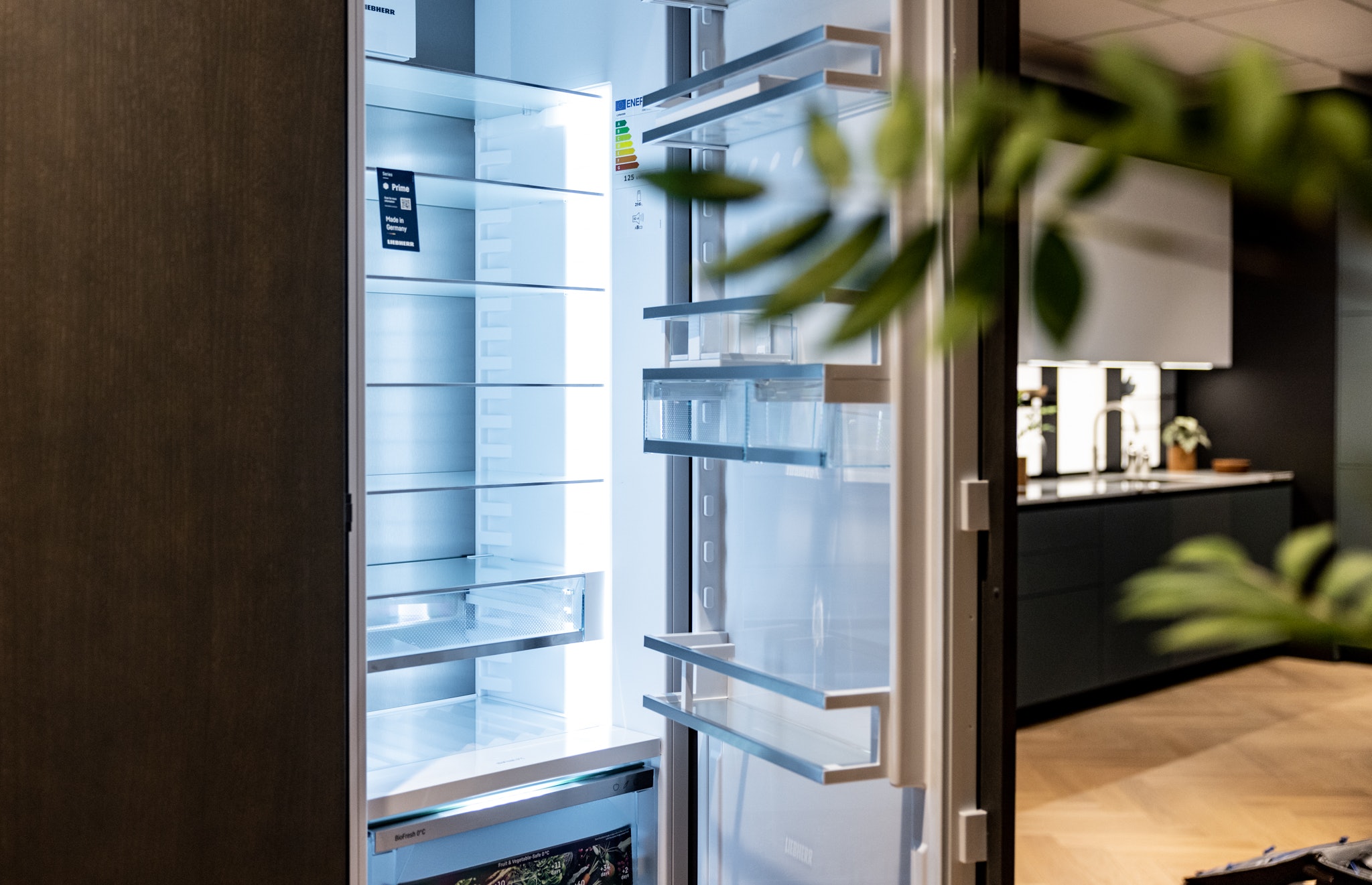 Met deze inbouw koelkast van Liebherr bent u verzekerd van uitstekende bewaartemperaturen voor al uw ingrediënten.