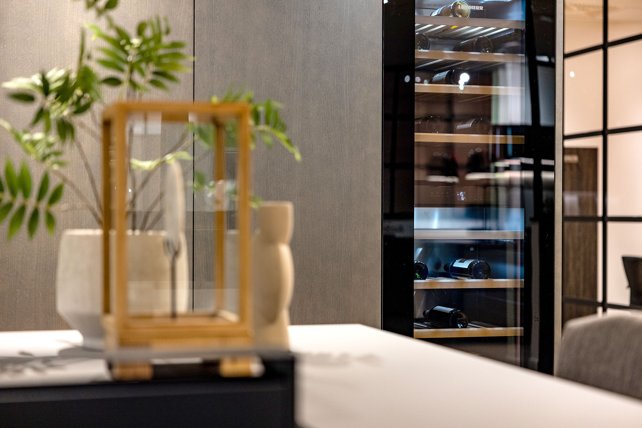 Deze wijnklimaat koelkast van Liebherr is een blikvanger in elke keuken.