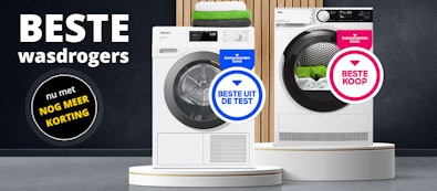 Ontdek de beste wasdrogers en beste wasdroger merken.