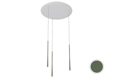 Bora LSZMG in de kleur mosgroen met 3 circulaire lichtpunten bestellen.