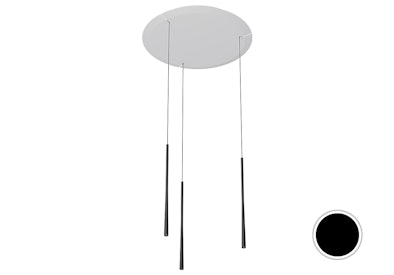 Bora LSZSW in de kleur zwart met 3 circulaire lichtpunten bestellen.