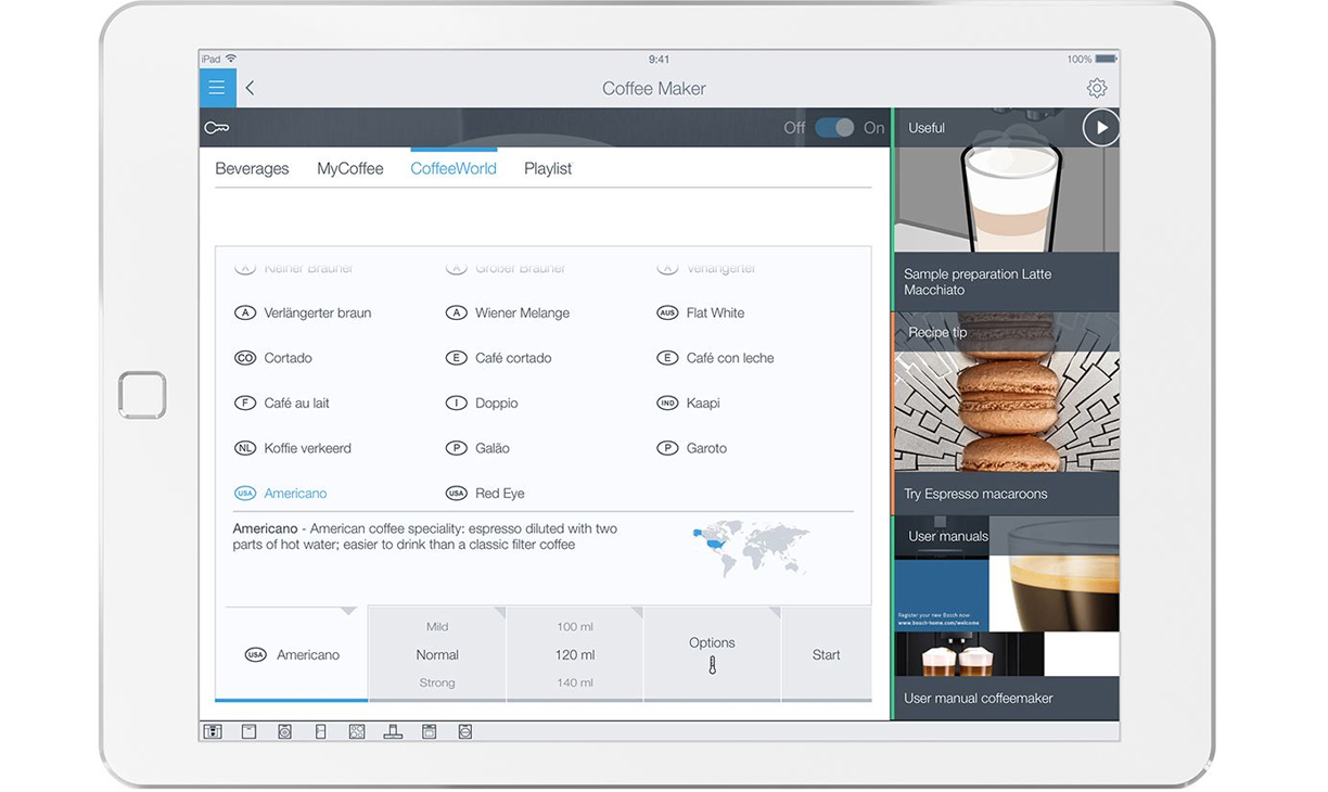 Met CoffeeWorld geniet je thuis van net zulke lekkere koffie als buiten de deur.