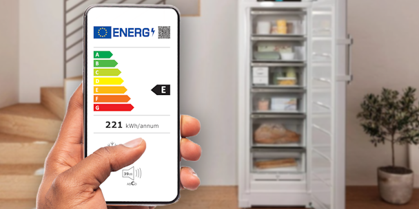 Energielabel vriezer
