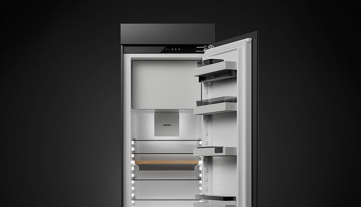 De BORA Cool koelkast met 4-sterren vriesvak.