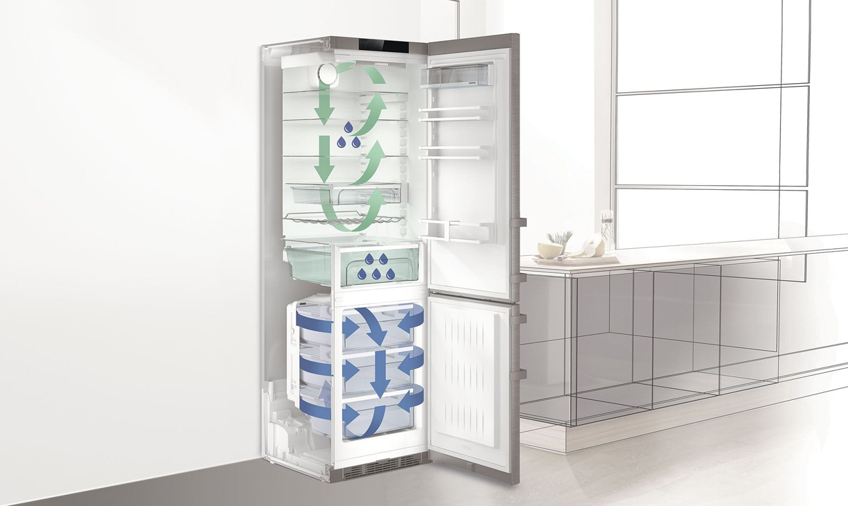 DuoCooling koelvriescombinatie van Liebherr