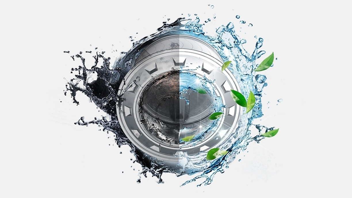 De Eco Drum Clean technologie zorgt ervoor dat de trommel schoon blijft