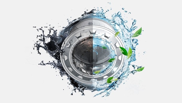 De Eco Drum Clean technologie zorgt ervoor dat de trommel schoon blijft