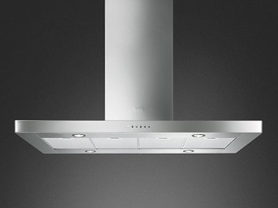 Eiland afzuigkap Smeg