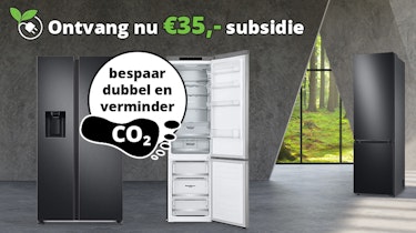 Oude koelkast of vriezer vervangen? Ontvang dan € 35,- subsidie van de overheid.