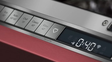 Favoriet vaatwasprogramma knop.