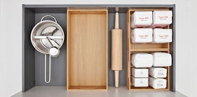 Flex-Box opgeruimde kasten lades
