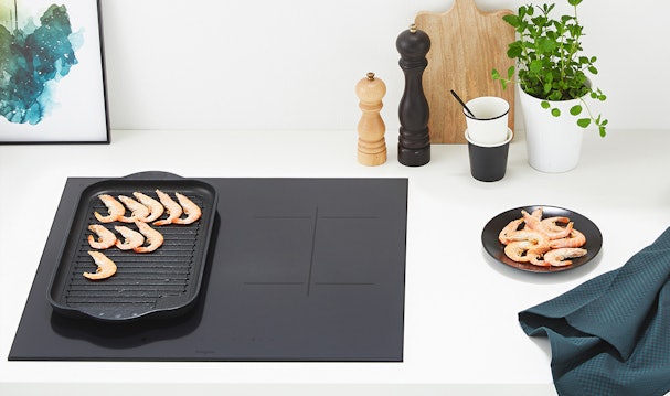 Inductiekookplaat met FlexZones.