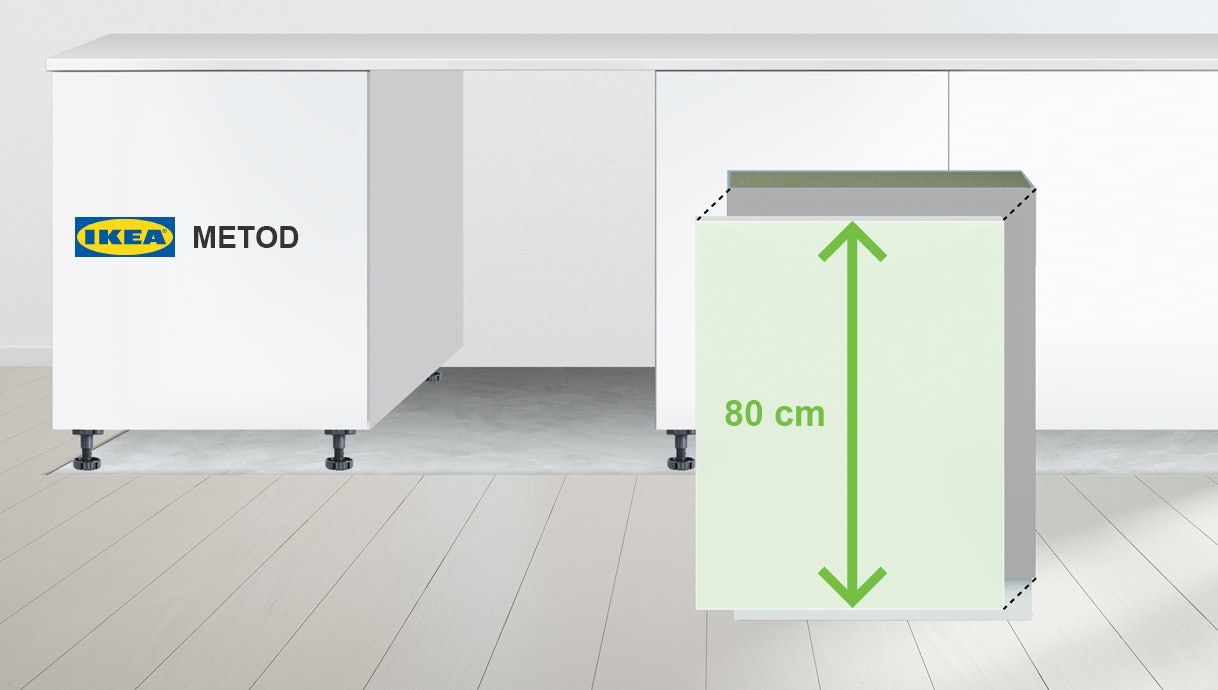 IKEA vaatwasser voor METOD keukensysteem bepalen.